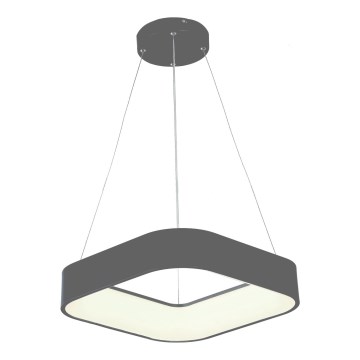 LED Hanglamp aan een koord LED/30W/230V 3000K 45x45 cm grijs