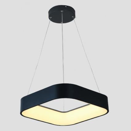 LED Hanglamp aan een koord LED/30W/230V 3000K 45x45 cm zwart