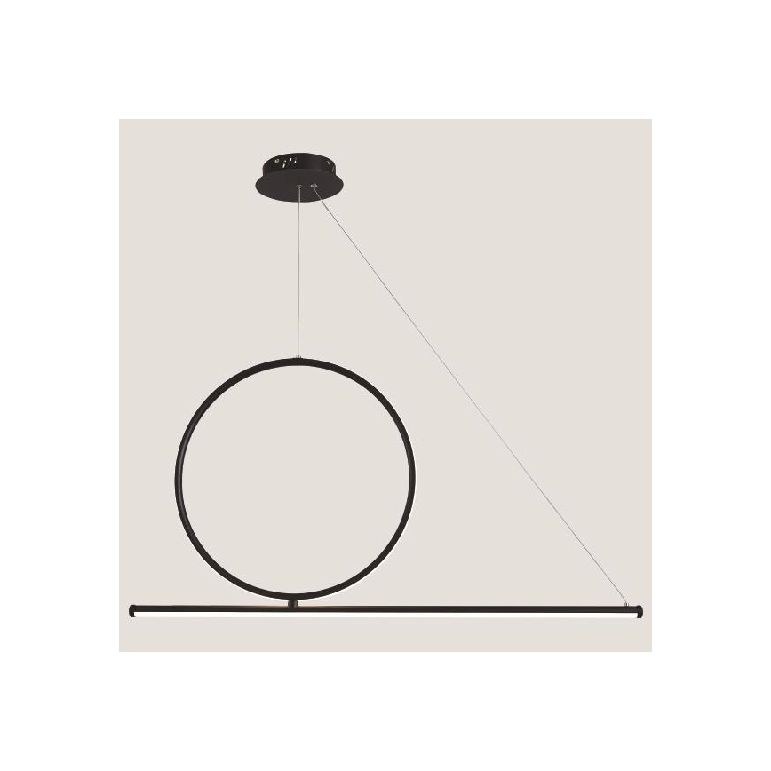 LED Hanglamp aan een koord LED/32W/230V 3000K zwart