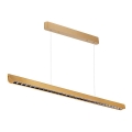 LED Hanglamp aan een koord LED/36W/230V 3000/4000/6400K goud