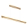 LED Hanglamp aan een koord LED/36W/230V 3000/4000/6400K goud