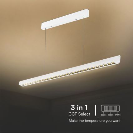 LED Hanglamp aan een koord LED/36W/230V 3000/4000/6400K wit