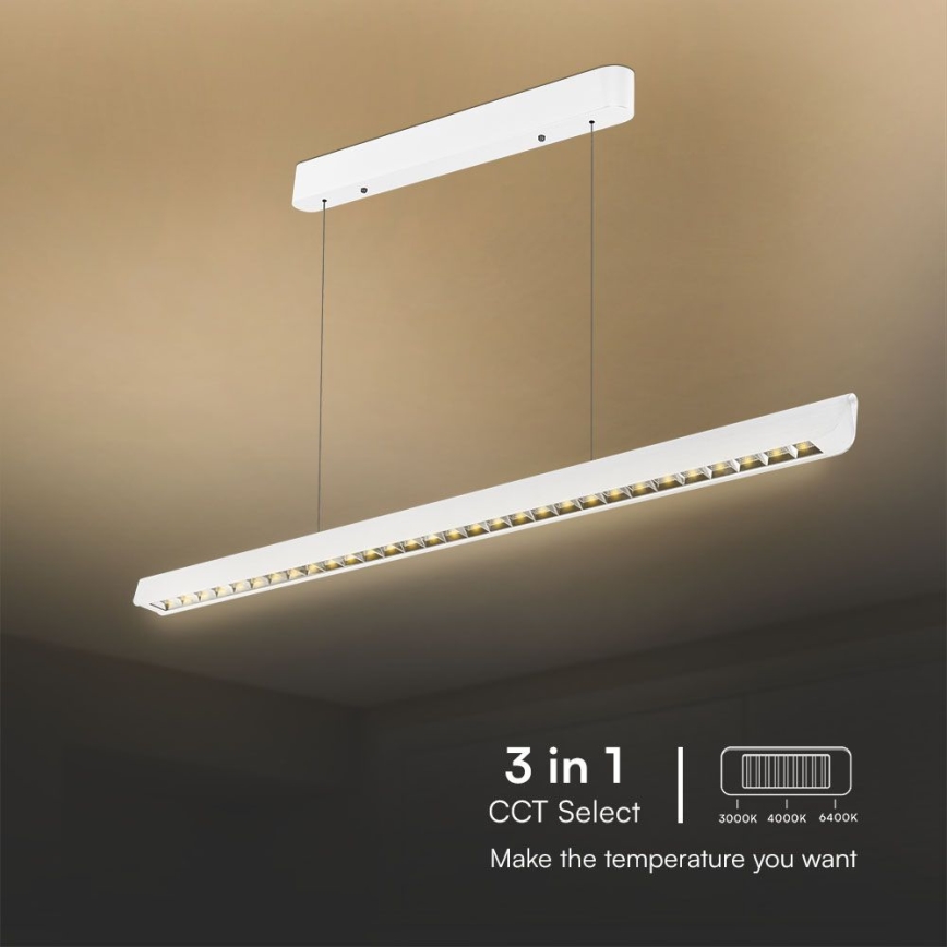 LED Hanglamp aan een koord LED/36W/230V 3000/4000/6400K wit