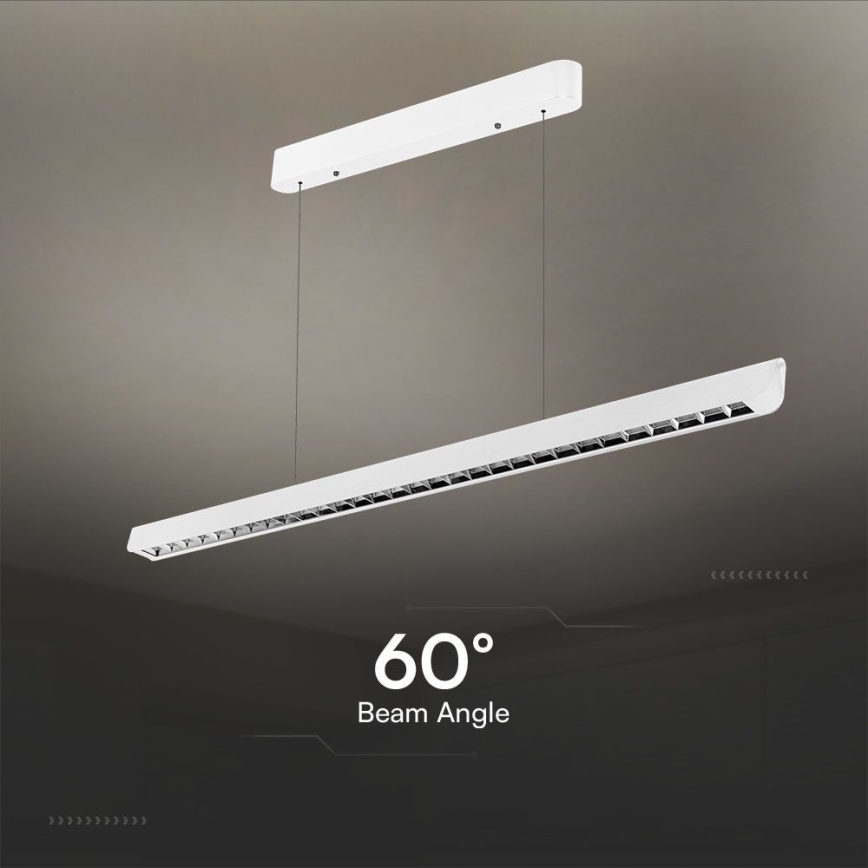 LED Hanglamp aan een koord LED/36W/230V 3000/4000/6400K wit