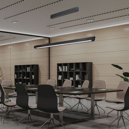 LED Hanglamp aan een koord LED/36W/230V 3000/4000/6400K zwart