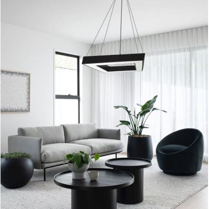 LED Hanglamp aan een koord LED/40W/230V 4000K 60x60 cm