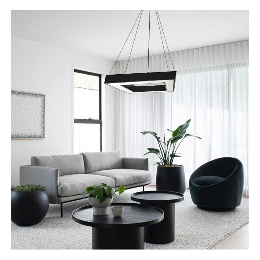 LED Hanglamp aan een koord LED/40W/230V 4000K 60x60 cm