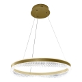 LED Hanglamp aan een koord LED/52W/230V diameter 60 cm goud