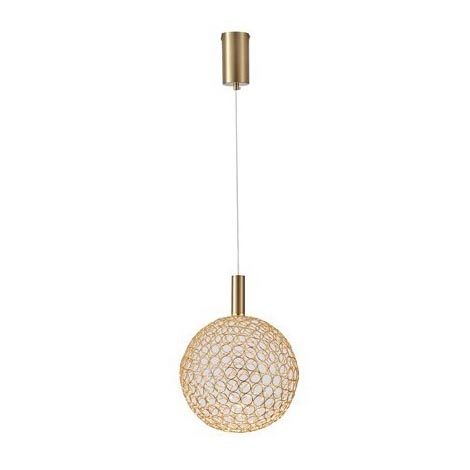 LED Hanglamp aan een koord LED/6,3W/230V 3000K goud diameter 25 cm