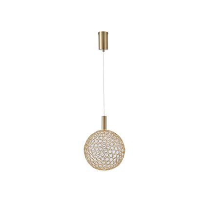 LED Hanglamp aan een koord LED/6,3W/230V 3000K goud diameter 25 cm