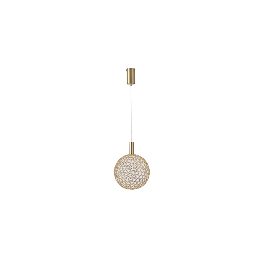 LED Hanglamp aan een koord LED/6,3W/230V 3000K goud diameter 25 cm
