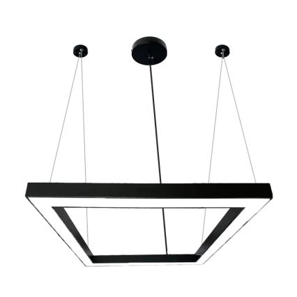 LED Hanglamp aan een koord LED/70W/230V 4000K 100x100 cm zwart