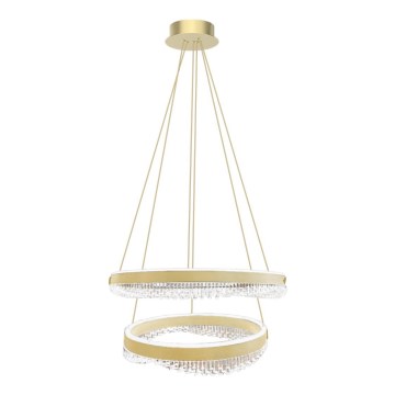 LED Hanglamp aan een koord LED/85W/230V diameter 60 cm goud