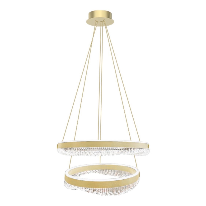 LED Hanglamp aan een koord LED/85W/230V diameter 60 cm goud