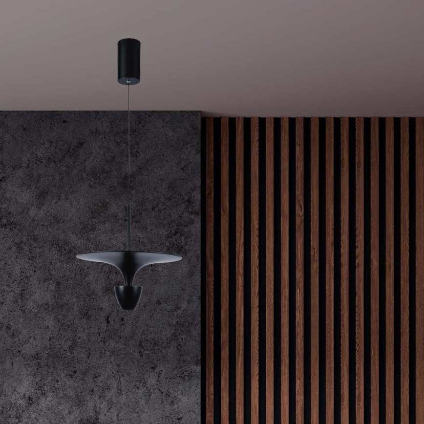 LED Hanglamp aan een koord LED/9W/230V 3000K zwart