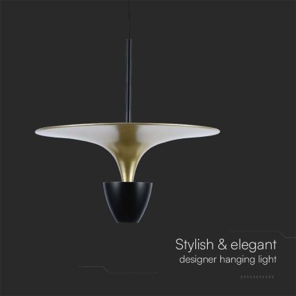 LED Hanglamp aan een koord LED/9W/230V 4000K zwart/goud