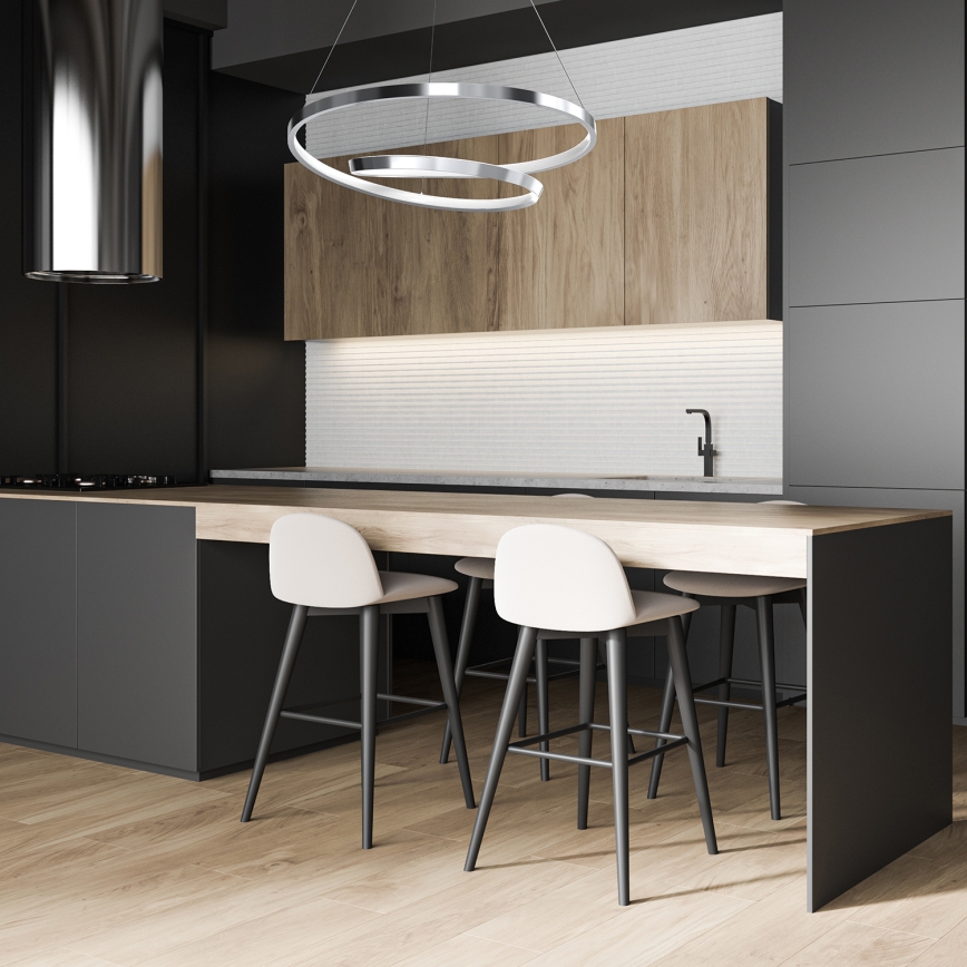 LED Hanglamp aan een koord LUCERO LED/48W/230V glanzend chroom