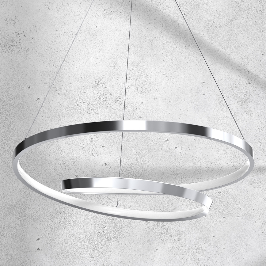 LED Hanglamp aan een koord LUCERO LED/48W/230V glanzend chroom