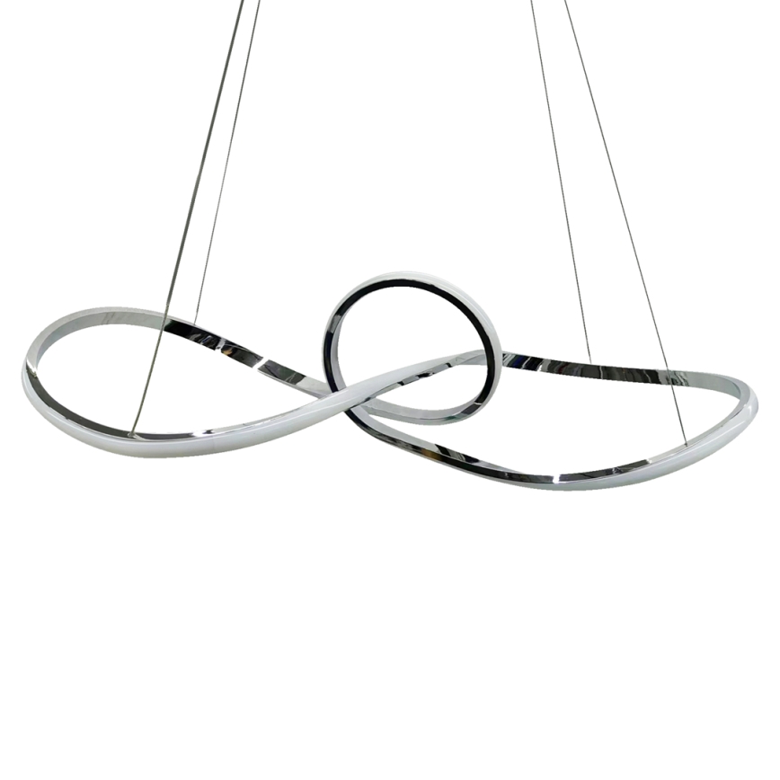 LED Hanglamp aan een koord MARCO LED/42W/230V glanzend chroom