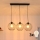LED Hanglamp aan een koord MERCURE 3xE27/15W/230V