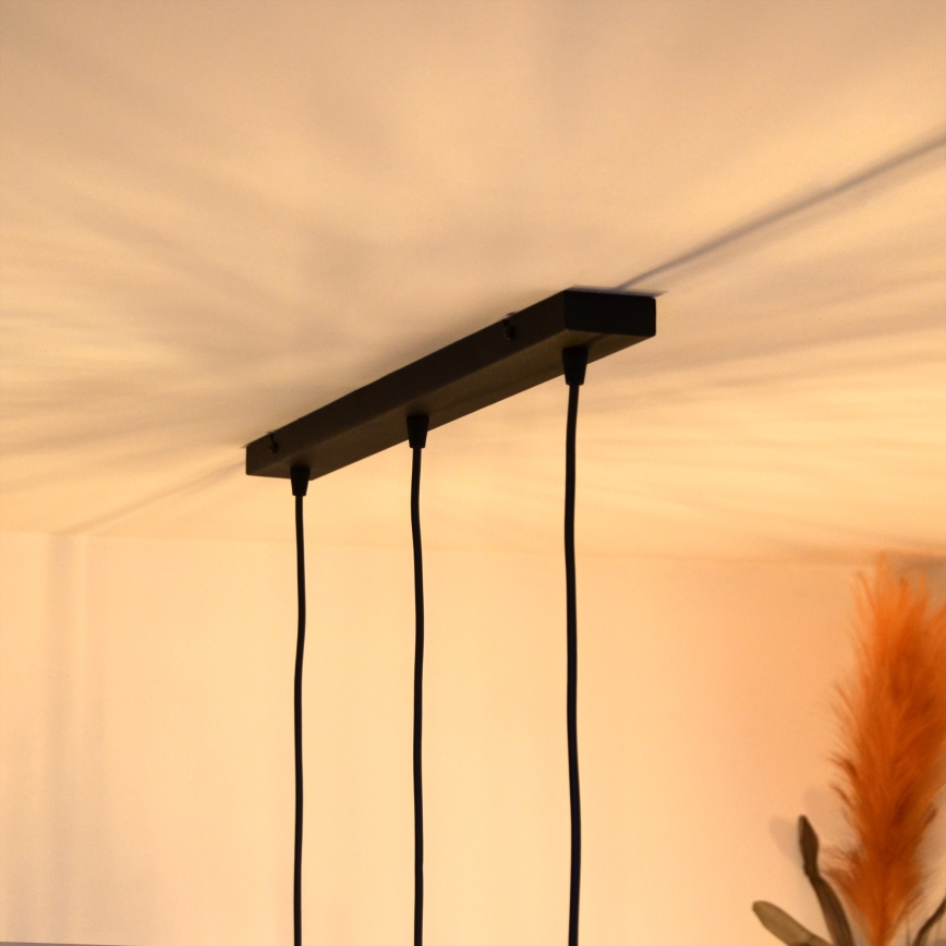 LED Hanglamp aan een koord MERCURE 3xE27/15W/230V