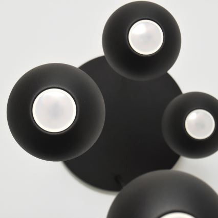 LED Hanglamp aan een koord MIDWAY 4xGU10/4,8W/230V zwart