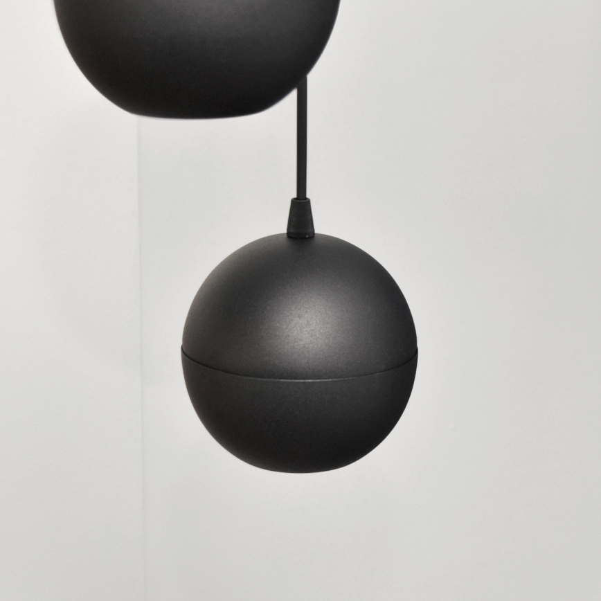 LED Hanglamp aan een koord MIDWAY 4xGU10/4,8W/230V zwart