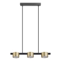 LED Hanglamp aan een koord MIRELLA 3xGX53/6W/230V goud/zwart