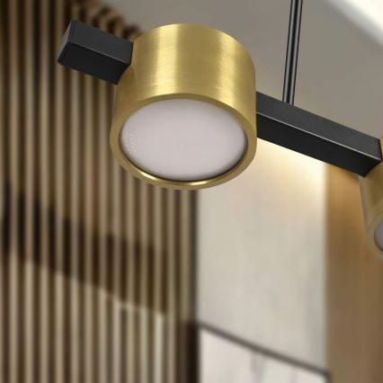 LED Hanglamp aan een koord MIRELLA 3xGX53/6W/230V goud/zwart