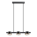 LED Hanglamp aan een koord MIRELLA 3xGX53/6W/230V zwart