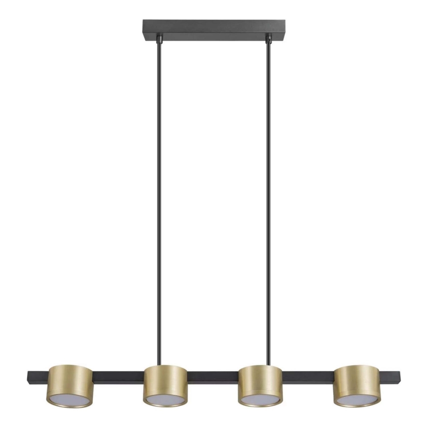 LED Hanglamp aan een koord MIRELLA 4xGX53/6W/230V goud/zwart