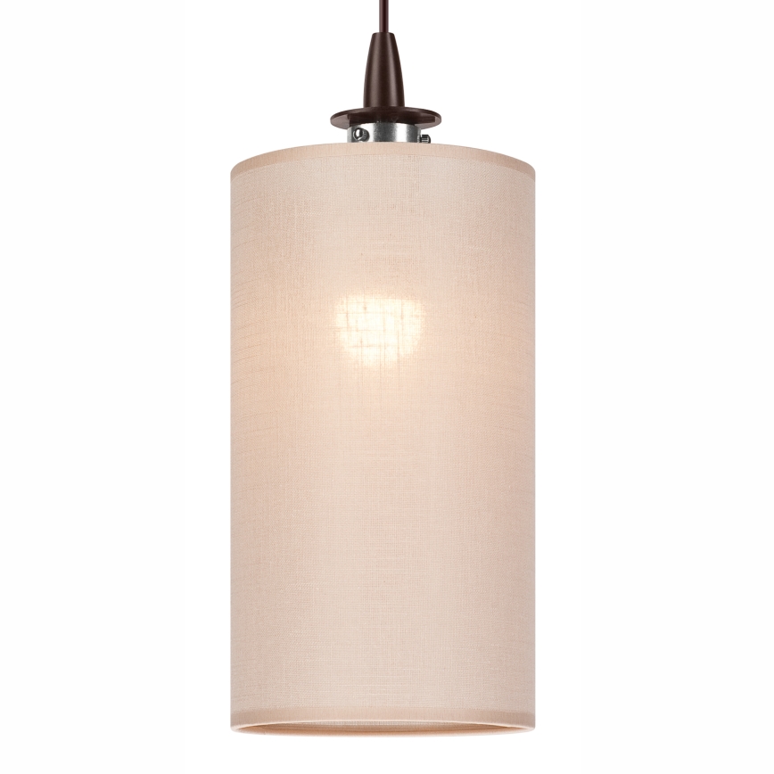 LED Hanglamp aan een koord NOEL MINI 1xE27/60W/230V beige