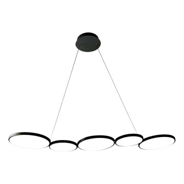LED Hanglamp aan een koord OLYMPIA 5xLED/10W/230V zwart