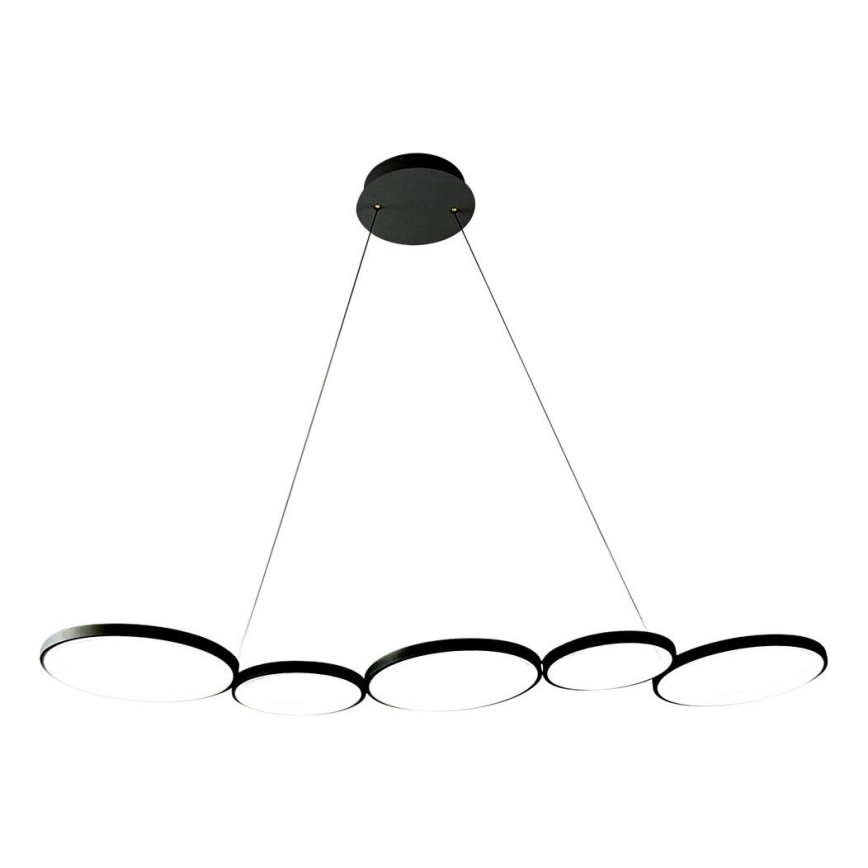 LED Hanglamp aan een koord OLYMPIA 5xLED/10W/230V zwart