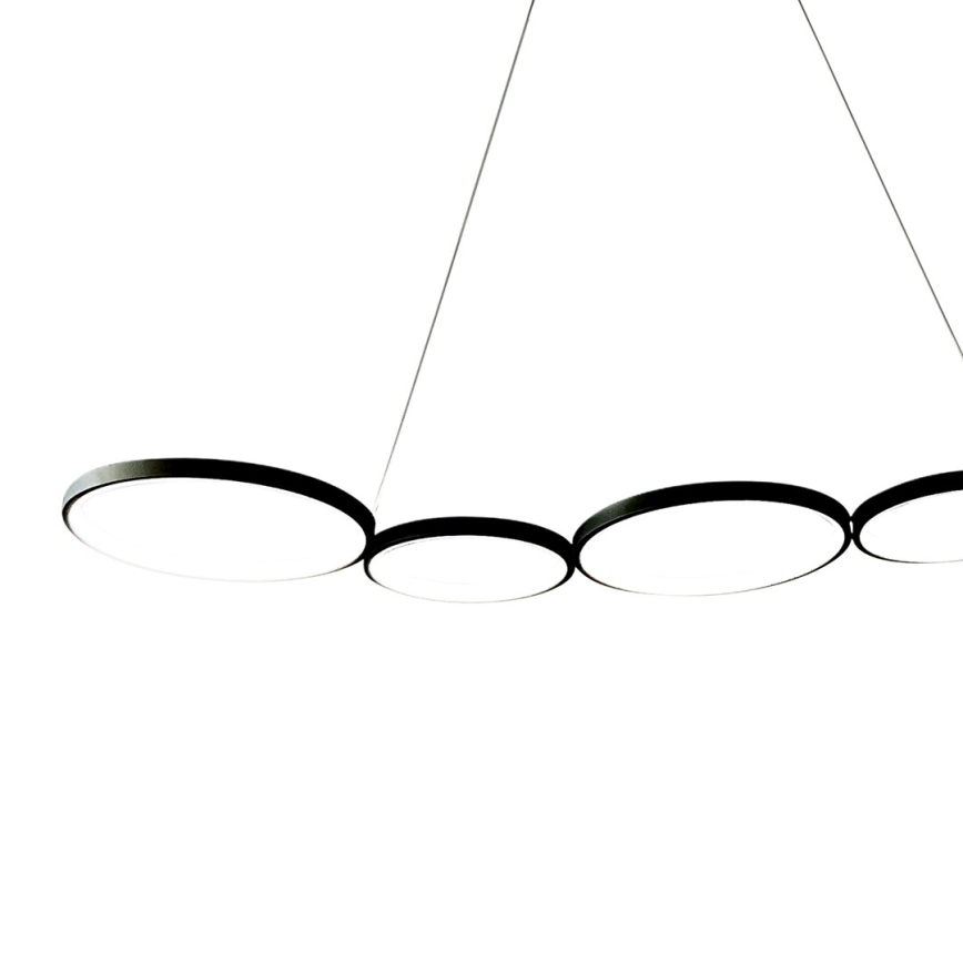 LED Hanglamp aan een koord OLYMPIA 5xLED/10W/230V zwart