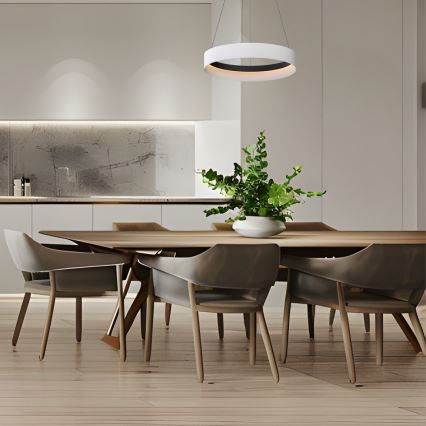 LED Hanglamp aan een koord ORBITA LED/52W/230V wit/zwart