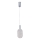 LED Hanglamp aan een koord PERFORATO LED/6,3W/230V 3000K glanzend chroom diameter 13 cm