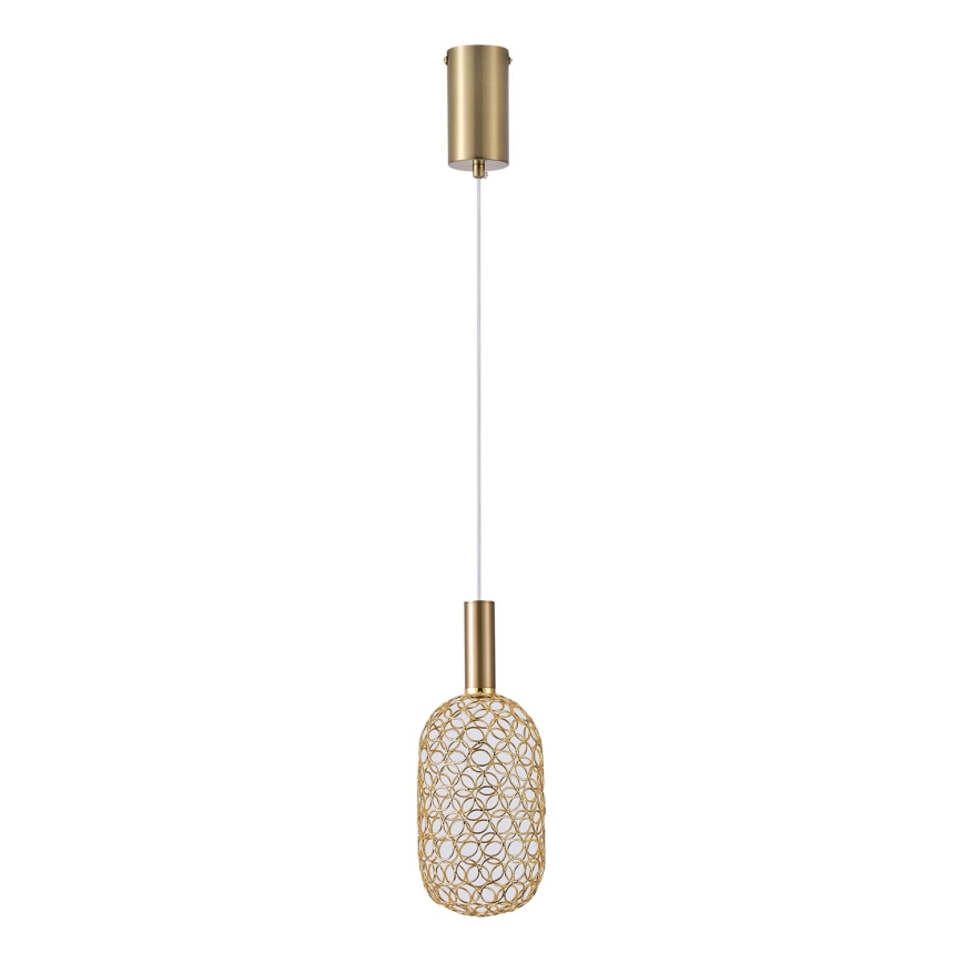LED Hanglamp aan een koord PERFORATO LED/6,3W/230V 3000K goud diameter 13 cm