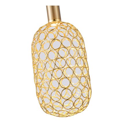 LED Hanglamp aan een koord PERFORATO LED/6,3W/230V 3000K goud diameter 13 cm