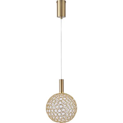 LED Hanglamp aan een koord PERFORATO LED/6,3W/230V 3000K goud diameter 20 cm