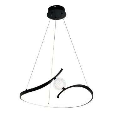 LED Hanglamp aan een koord PERLA LED/34W/230V zwart