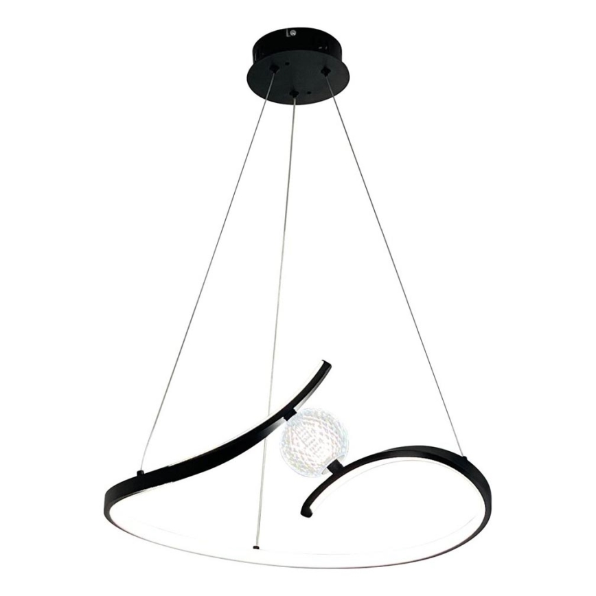 LED Hanglamp aan een koord PERLA LED/34W/230V zwart