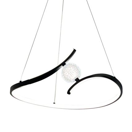 LED Hanglamp aan een koord PERLA LED/34W/230V zwart