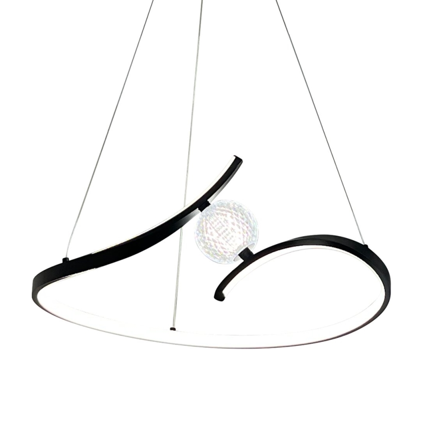 LED Hanglamp aan een koord PERLA LED/34W/230V zwart