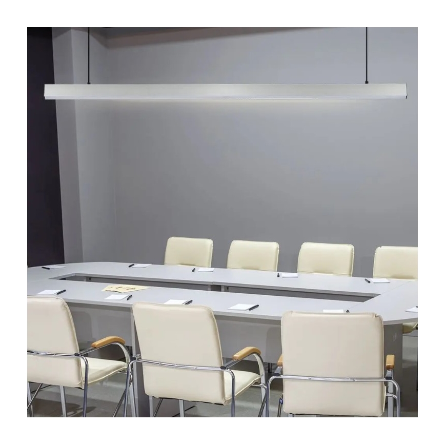 LED Hanglamp aan een koord SAMSUNG CHIP LED/40W/230V 4000K zilver
