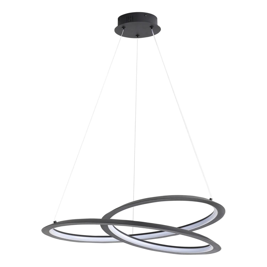 LED Hanglamp aan een koord TANGO LED/44W/230V 4000K diameter 60 cm zwart