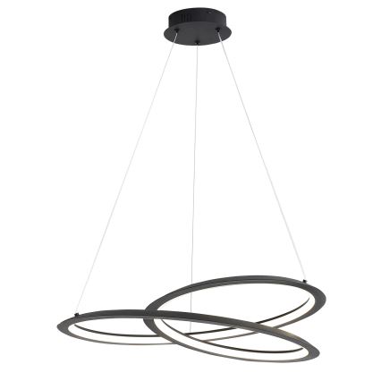 LED Hanglamp aan een koord TANGO LED/44W/230V 4000K diameter 60 cm zwart