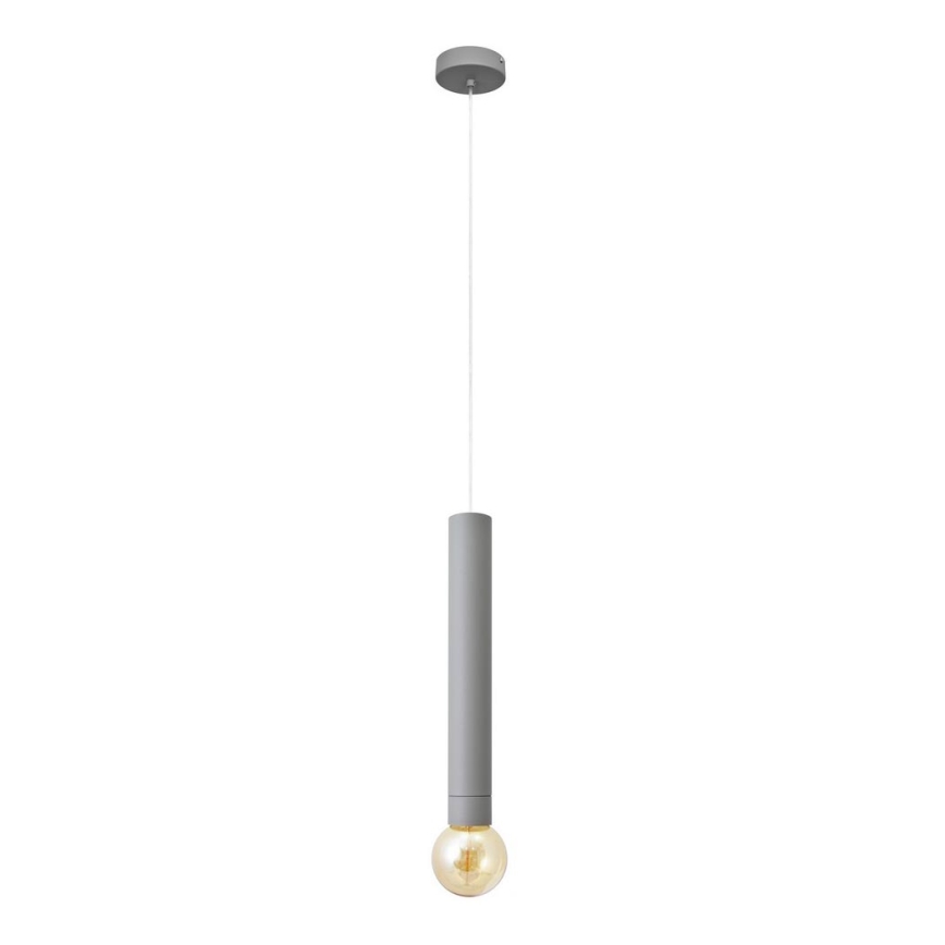 LED Hanglamp aan een koord TUBA 1xGU10/20W/230V grijs