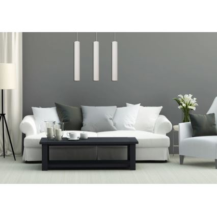 LED Hanglamp aan een koord TUBA 3xGU10/4,8W/230V wit