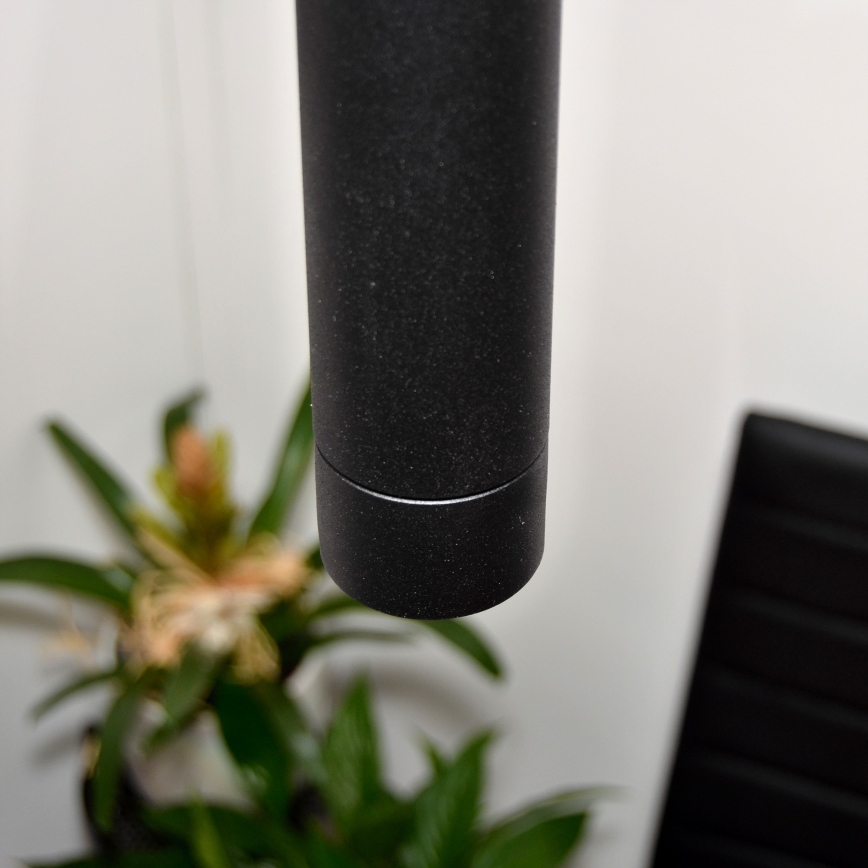 LED Hanglamp aan een koord TUBA 3xGU10/4,8W/230V zwart